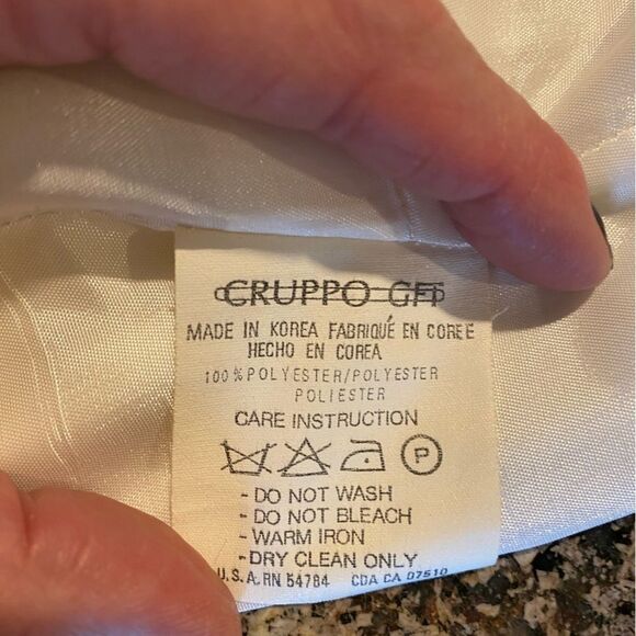 Emanuel Ungaro Sleeveless White Knee Length Vintage Shift Dress Size 8 - Picture 4 of 9